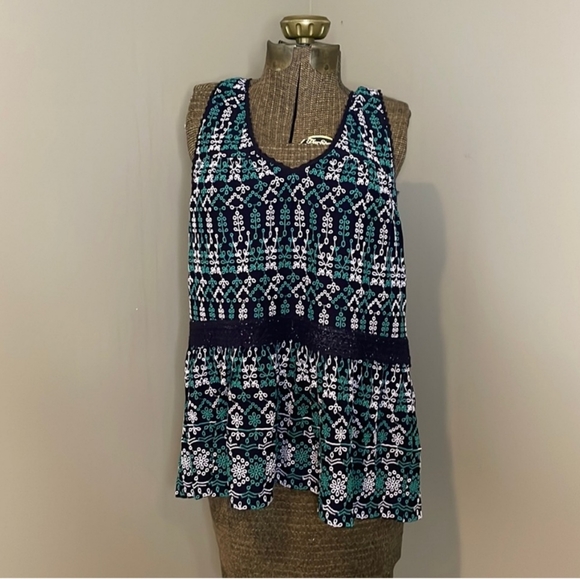 Maeve Anthropologie Cammie Embroidered Peplum Top - Picture 7 of 10